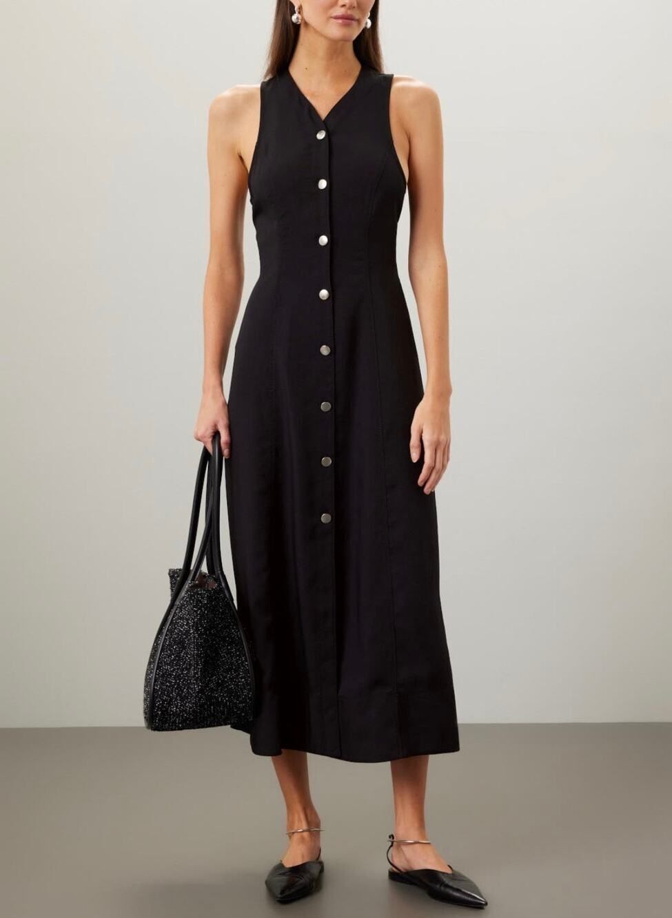 Proenza Schouler White Label
Rumbled Button Front Dress🪷